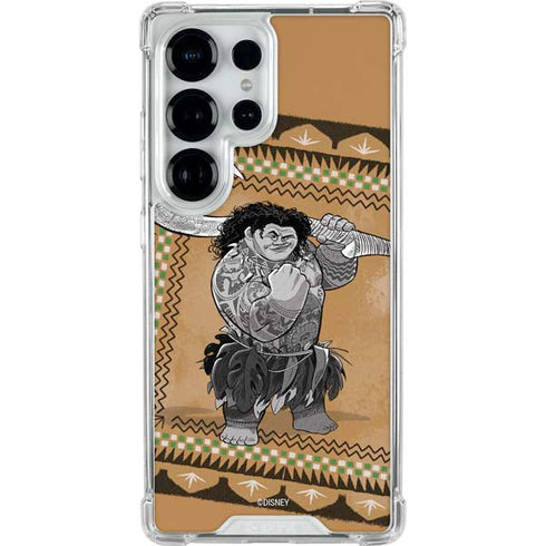 Disney Princess Moana Maui Portrait Galaxy S25 Ultra Clear Case